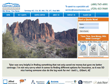 Tablet Screenshot of canyonlandsaz.com